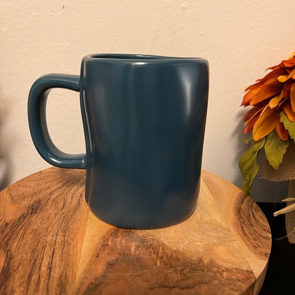 Rae Dunn Coffee Break Teal Mug New - Picture 2 of 3
